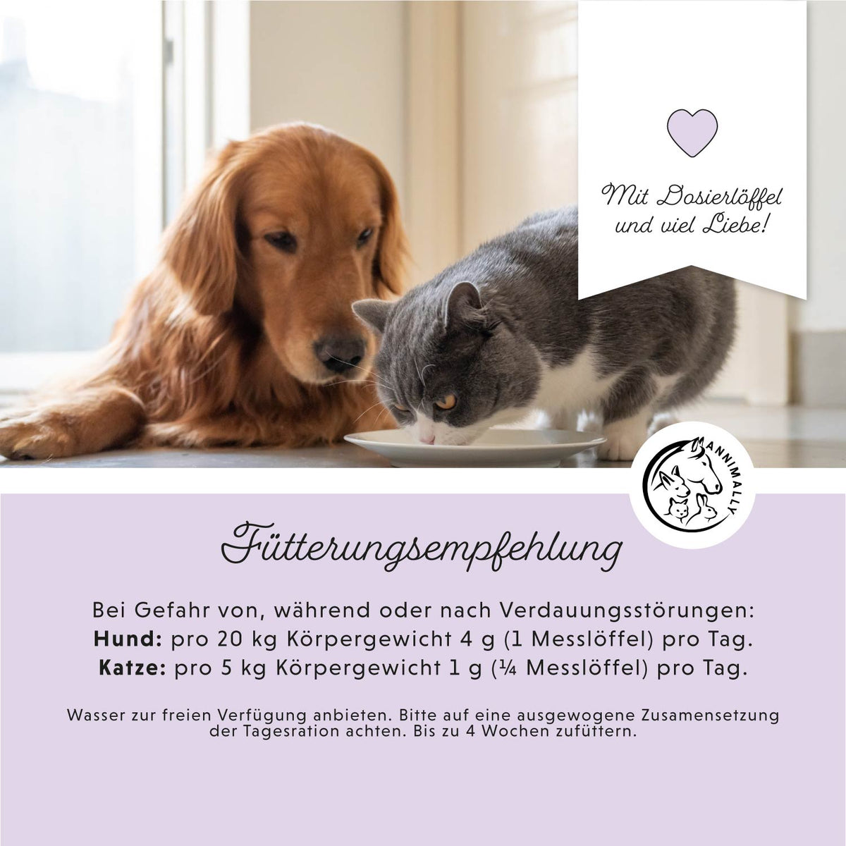 Colon Vital Pulver für eine gesunde Darmflora – Futtertopping für Hunde