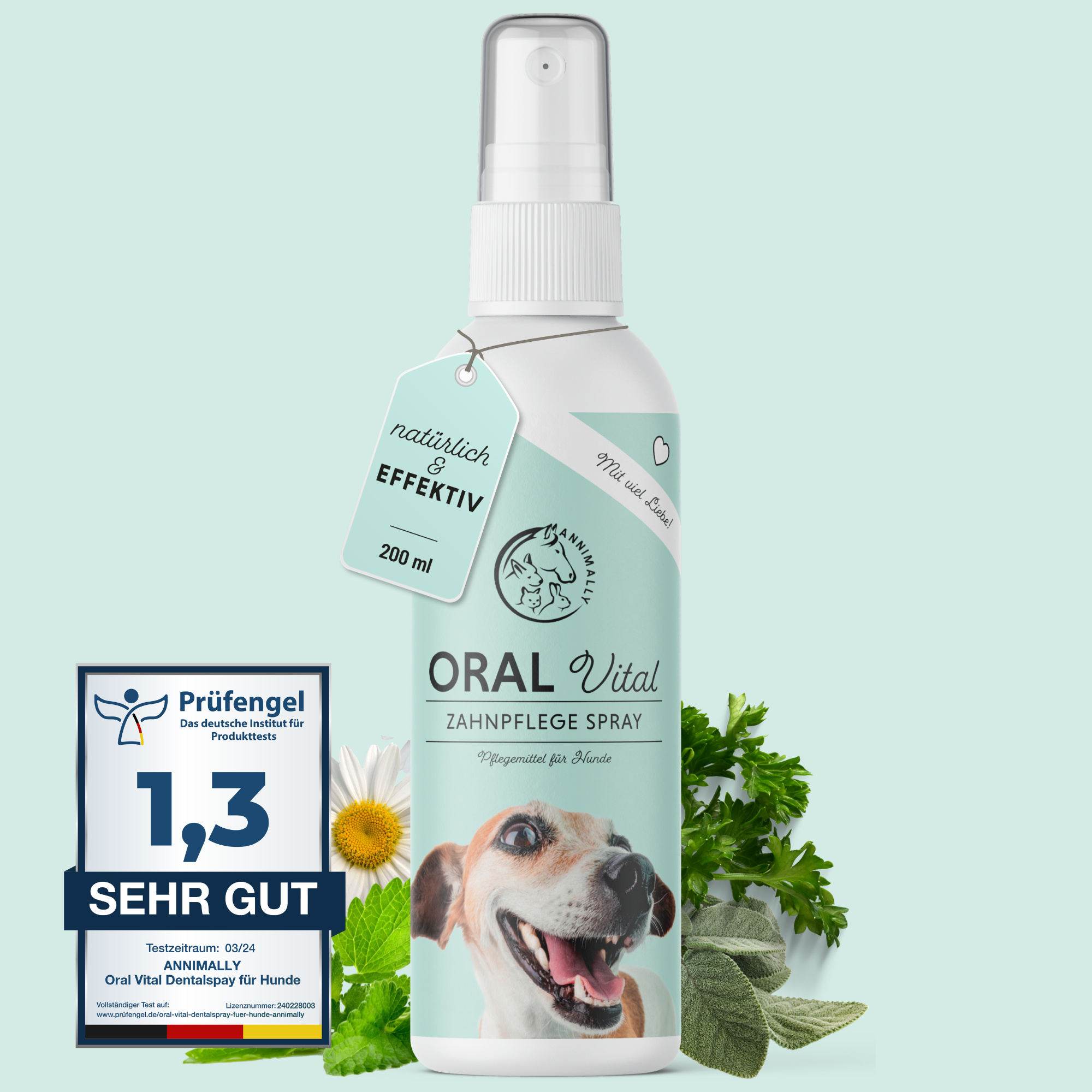 Saint Nutrition® DENTALSPRAY Für Hunde & Katzen Zahnpflege/Zahnreinigung Schnell - Foto 8