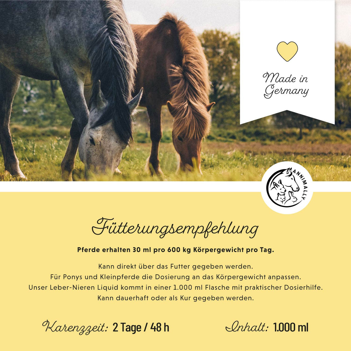 Fellwechsel-Box für Pferde – Set mit Futterzusätzen von Annimally