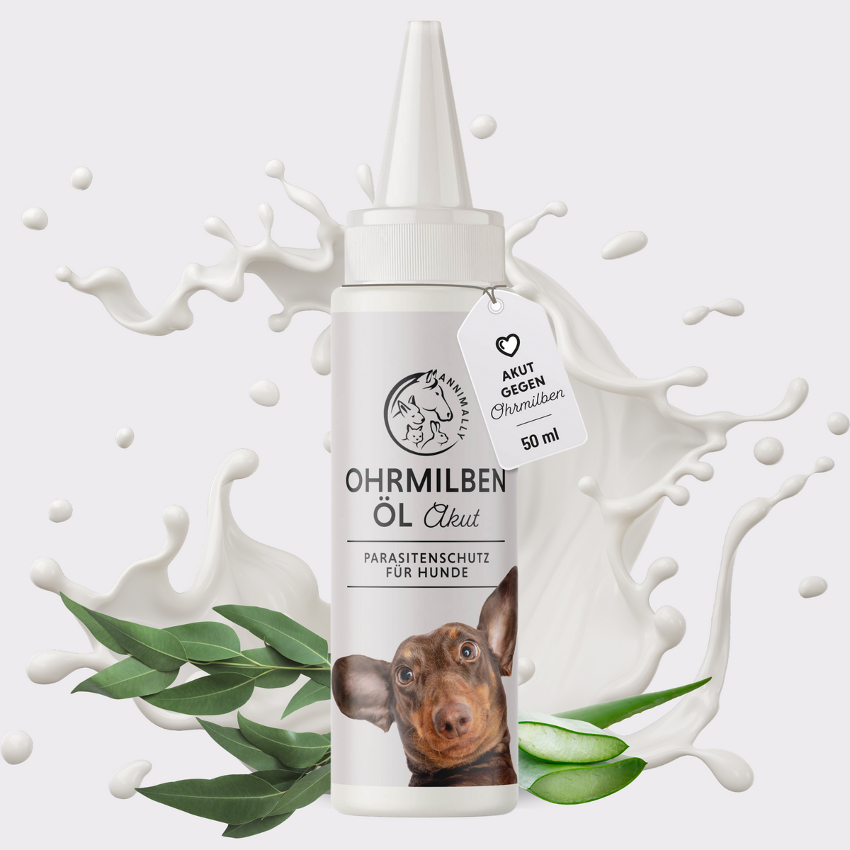 Ohrmilbenöl Akut für Hunde – Pflegeprodukt | Annimally