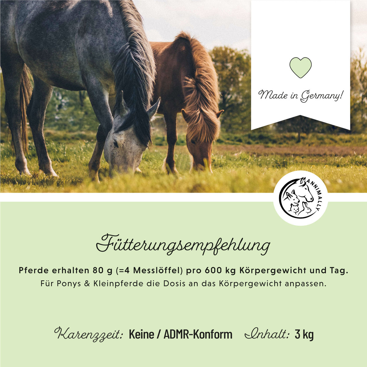 Sport-Box von Annimally – Box mit Futtertoppings für Pferde