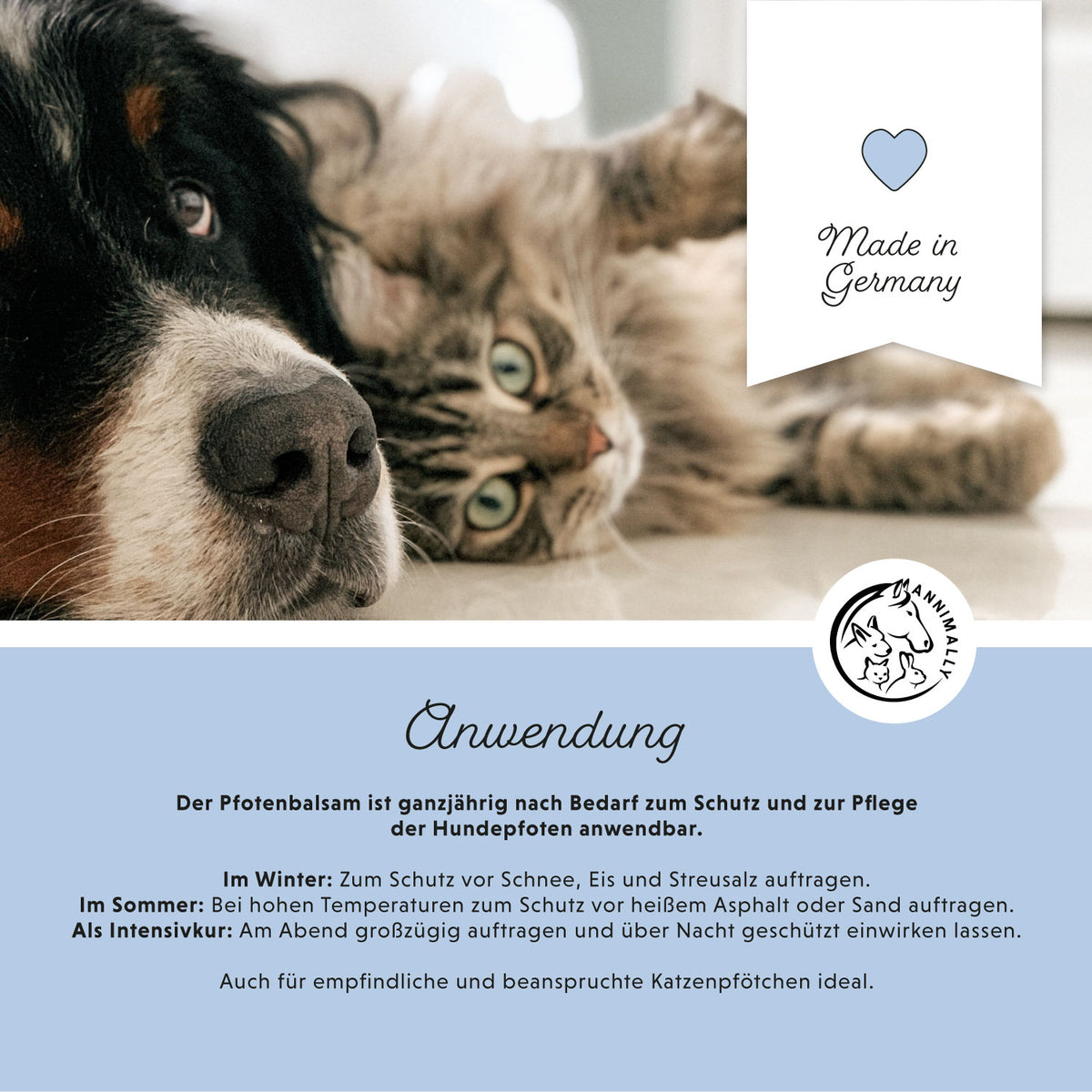 Wellness-Box für Hunde, Katzen & Pferde für Augen, Ohren & Fell – Pflegeset von Annimally – Ansicht 2