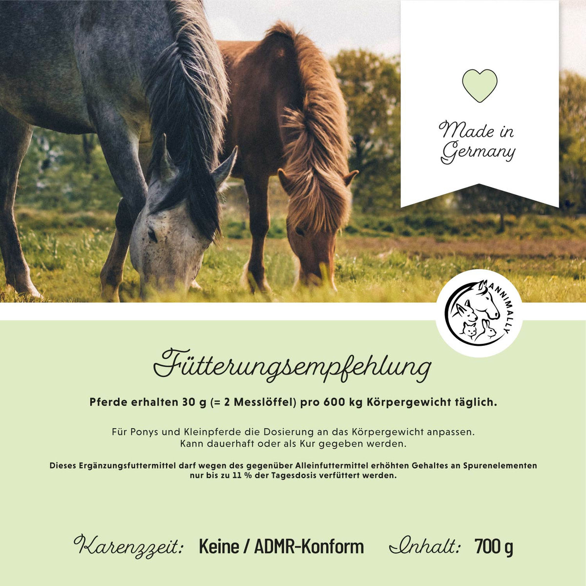 Box mit Futtertoppings für Pferde: Bestseller-Box Pferd mit den beliebtesten Produkten