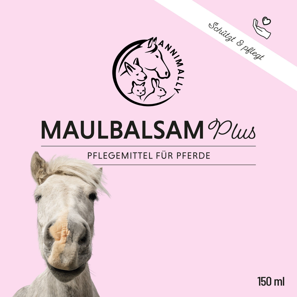 Natürliche Pflege für Pferde: Maulbalsam Plus für gepflegte Maulwinkel