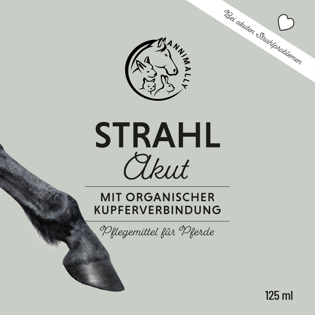 Natürliche Pflege für Pferde: Strahl Akut für einen gesunden Hufstrahl