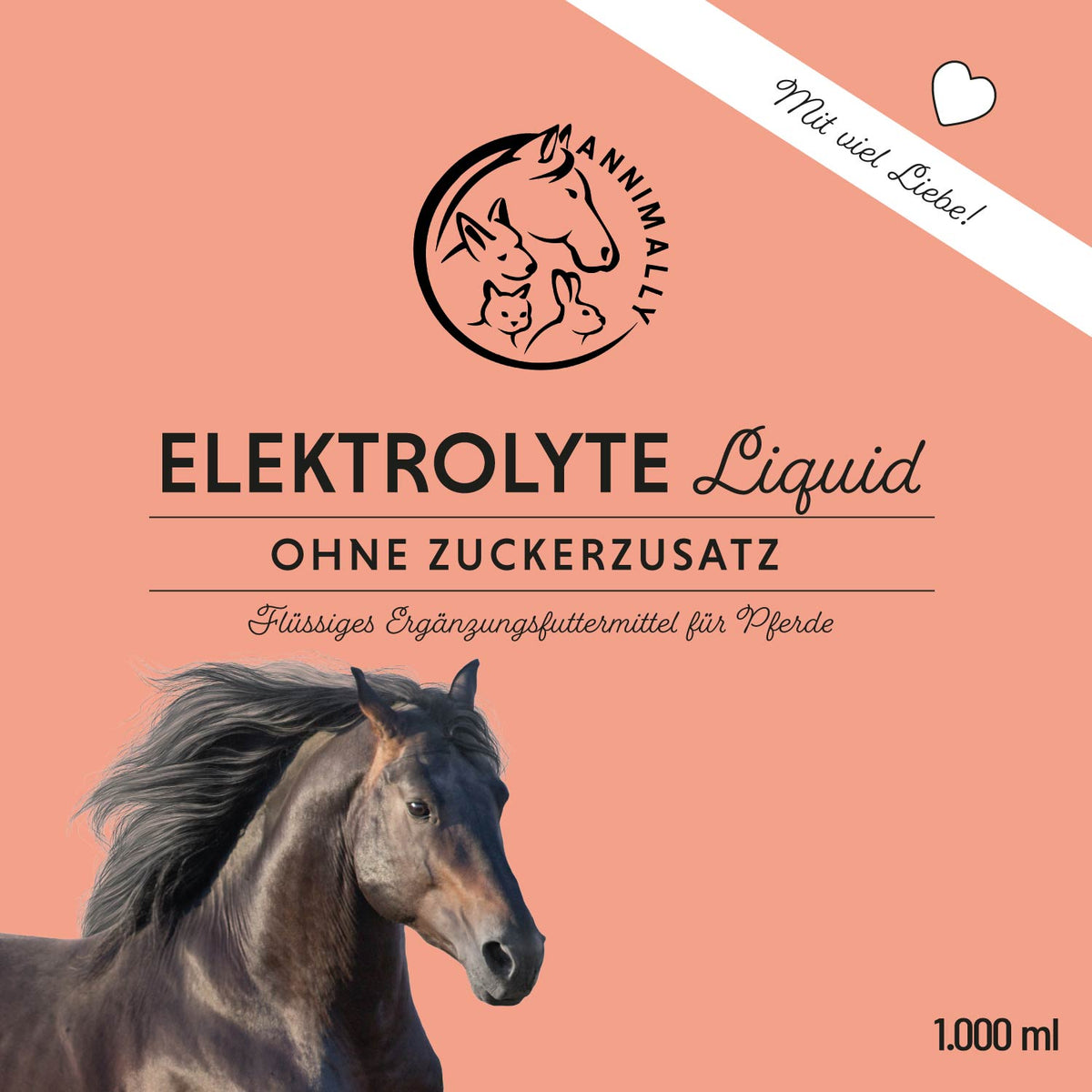 Futterergänzung für Pferde: Elektrolyte Liquid für den Mineralhaushalt