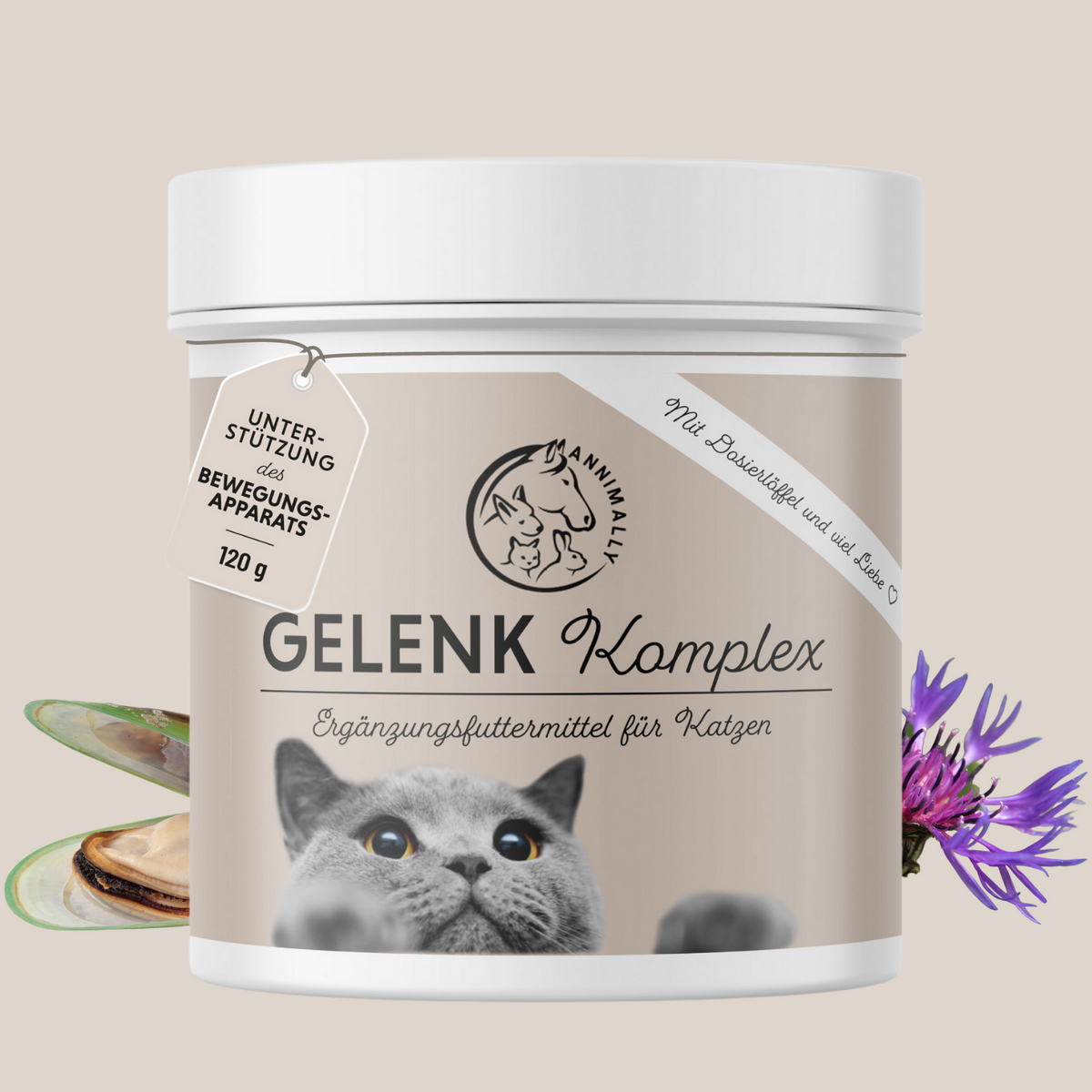 Gelenk Komplex für Katzen – Nahrungsergänzungsmittel | Annimally