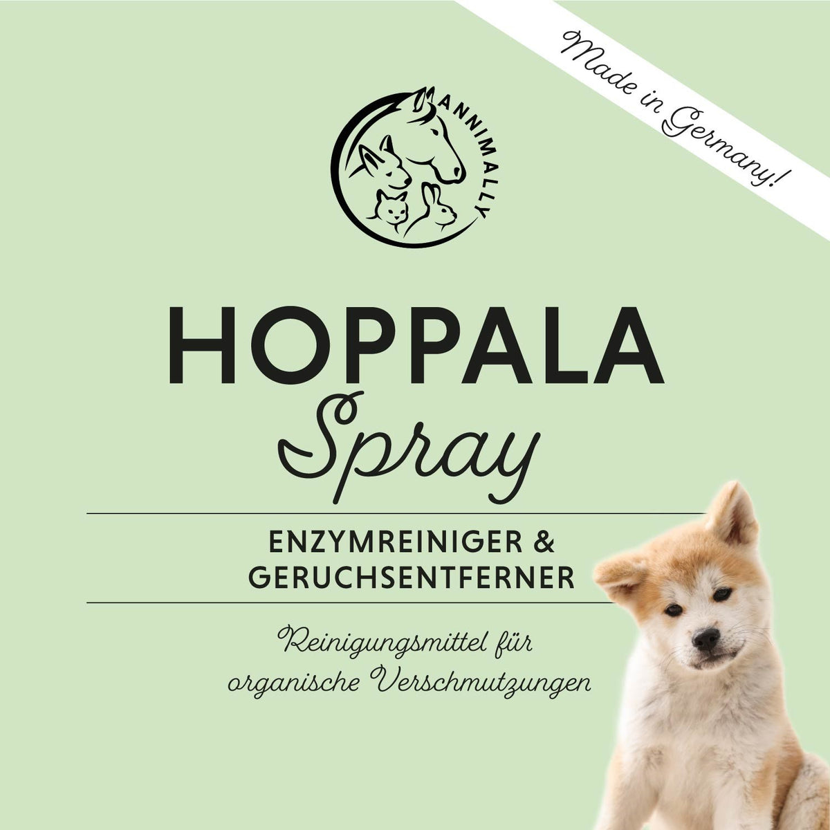 Natürliche Pflege für Hunde, Katzen & Kleintiere: Hoppala Spray als Enzymreiniger gegen Urin & Gerüche